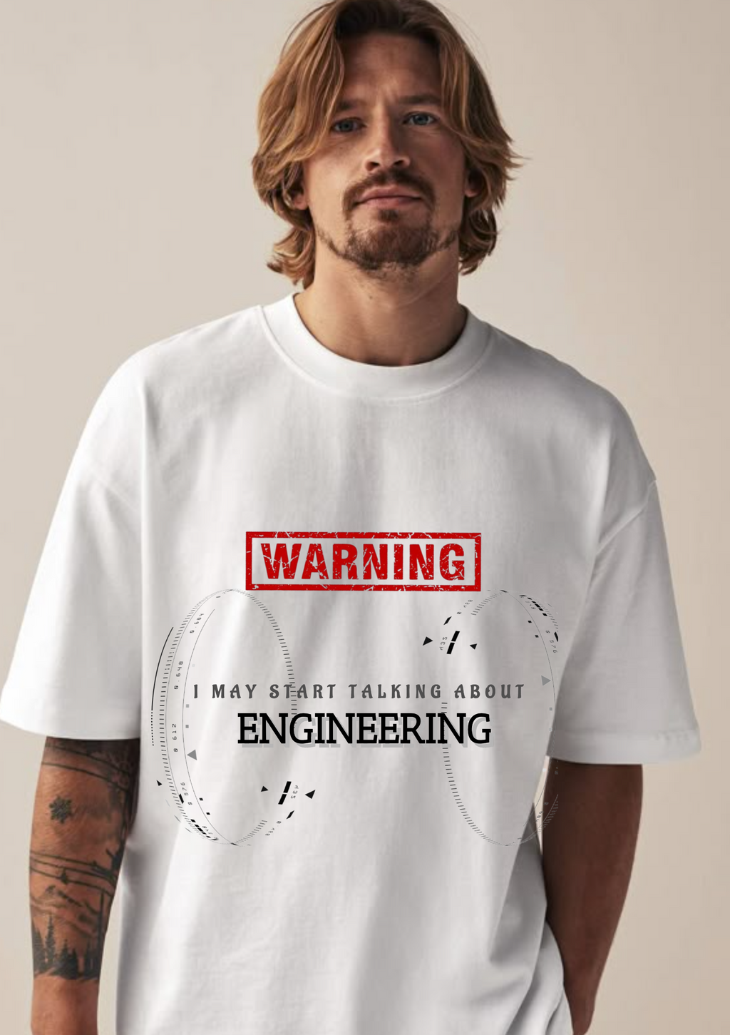 Warning: Engineering Mode On Graphic T-Shirt