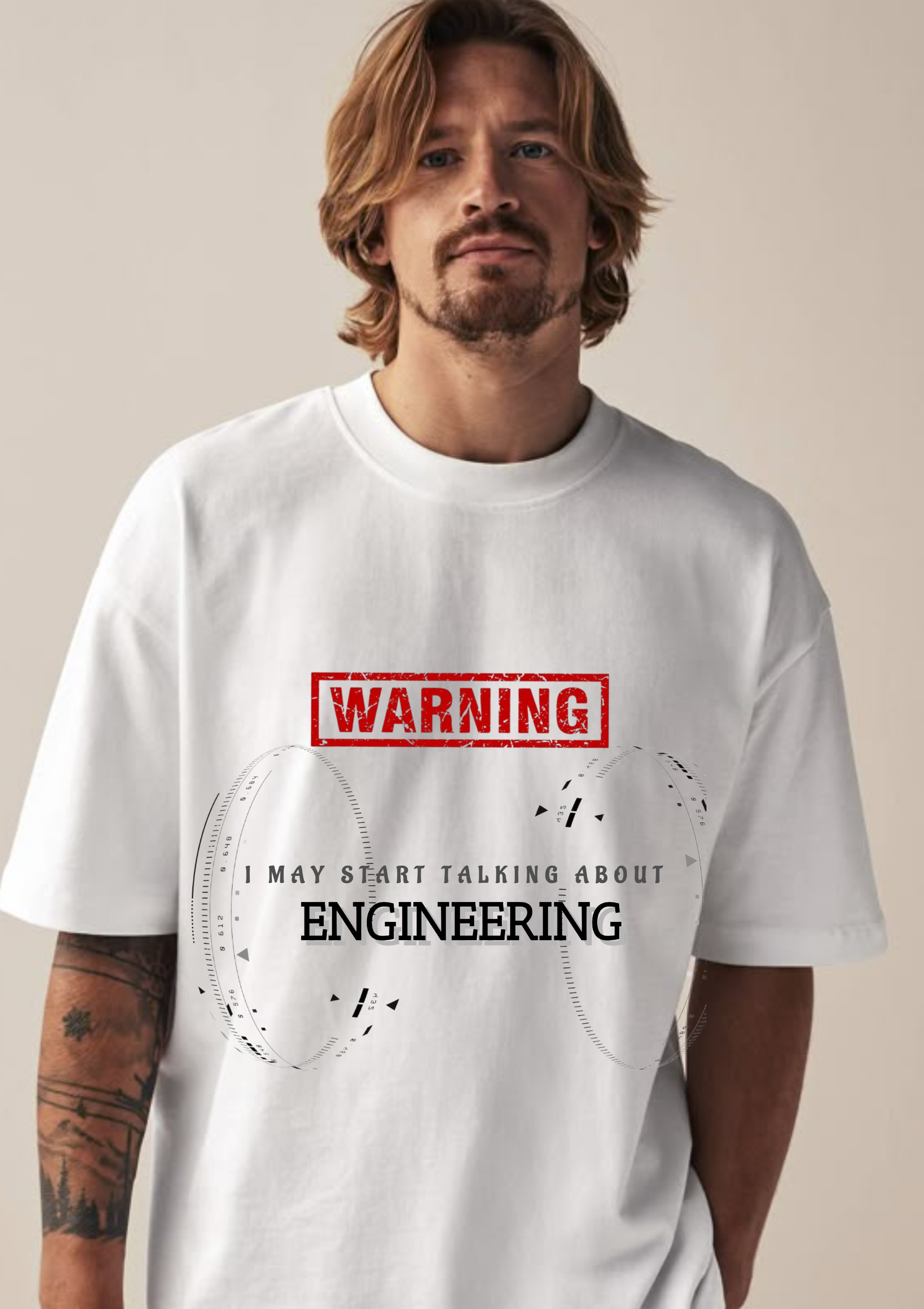 Warning: Engineering Mode On Graphic T-Shirt