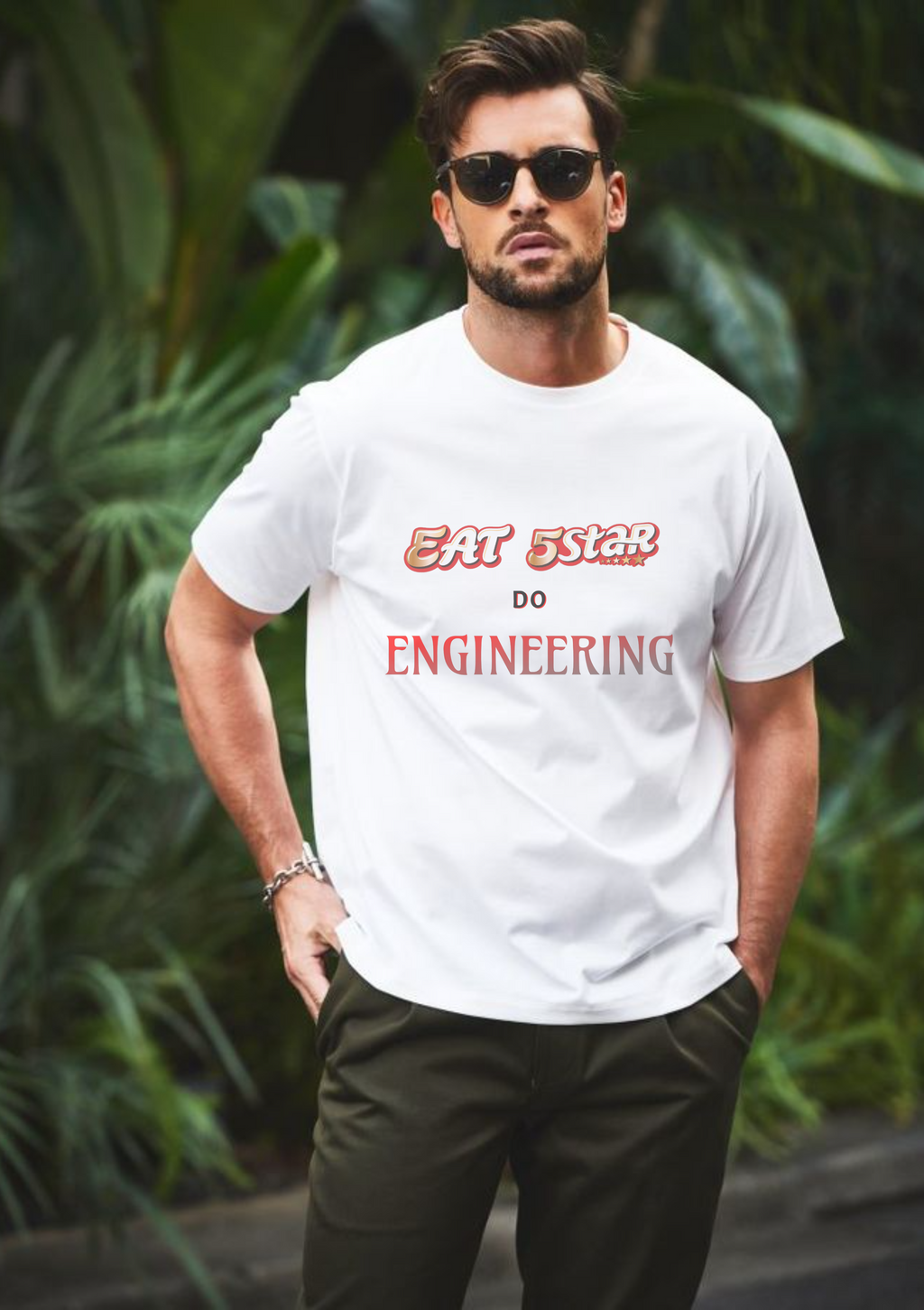 EAT > Engineering Graphic Tee – Bold Statement Streetwear