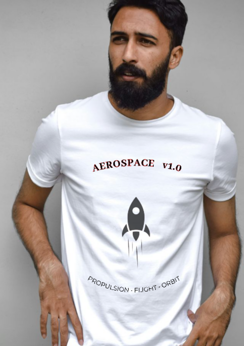 Aerospace V1.0 – Minimal Rocket Tee