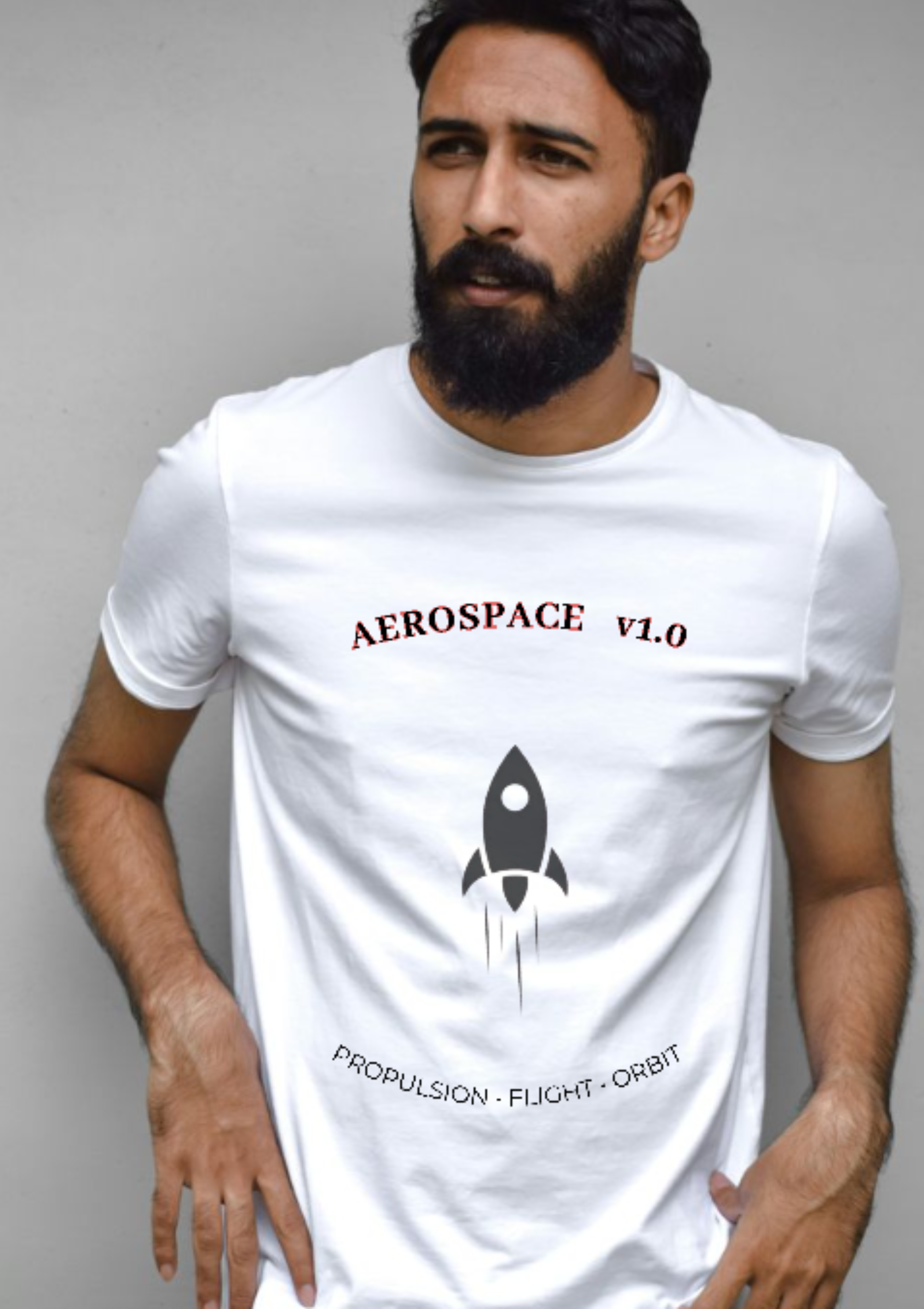 Aerospace V1.0 – Minimal Rocket Tee