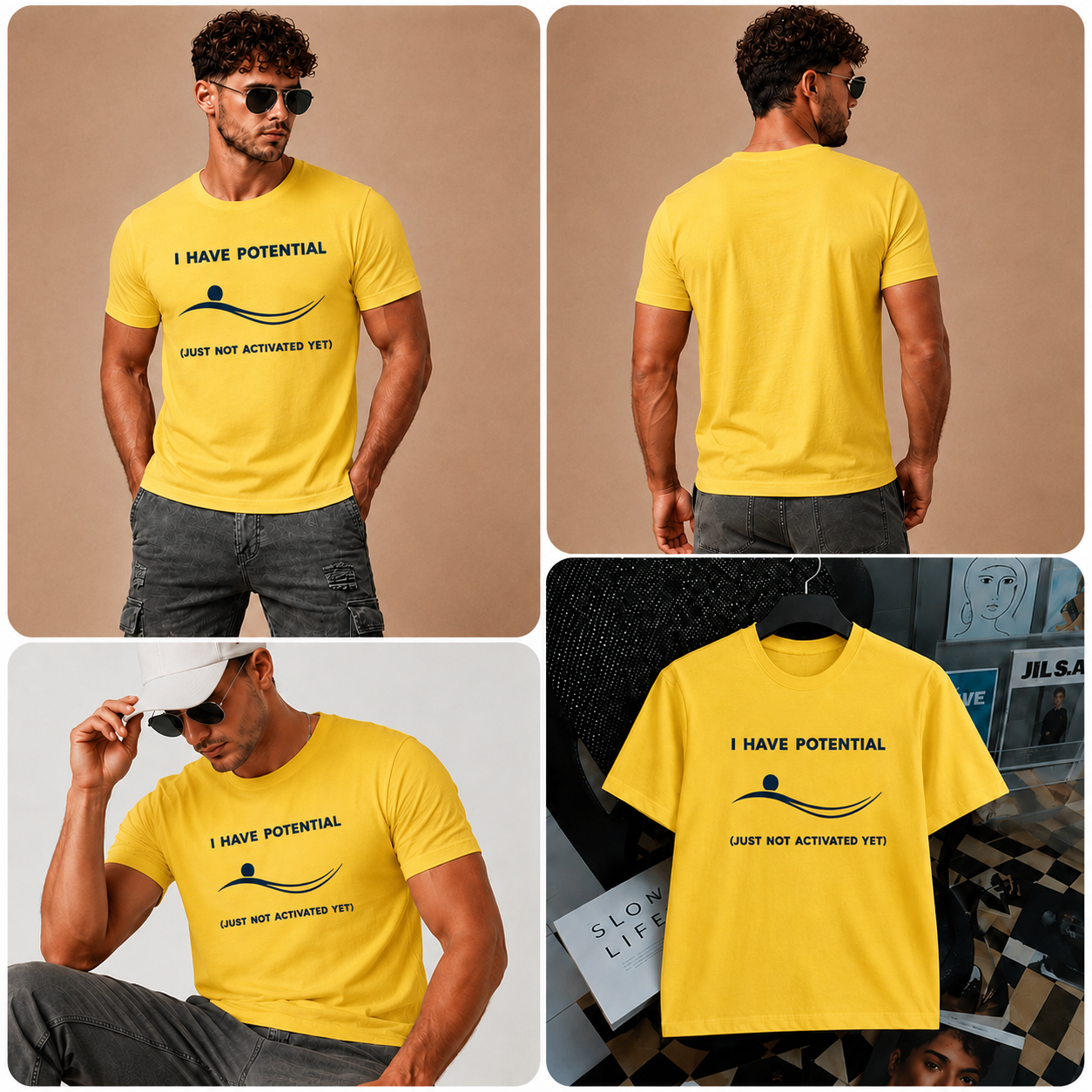 “Untapped Potential” Minimal Graphic T-Shirt