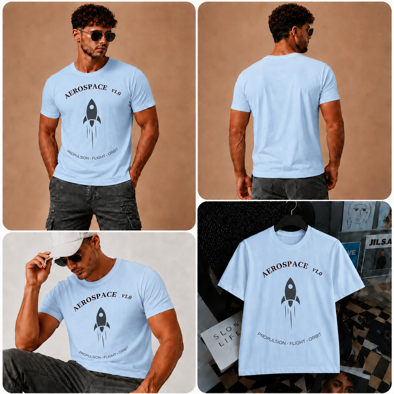 Aerospace V1.0 – Minimal Rocket Tee
