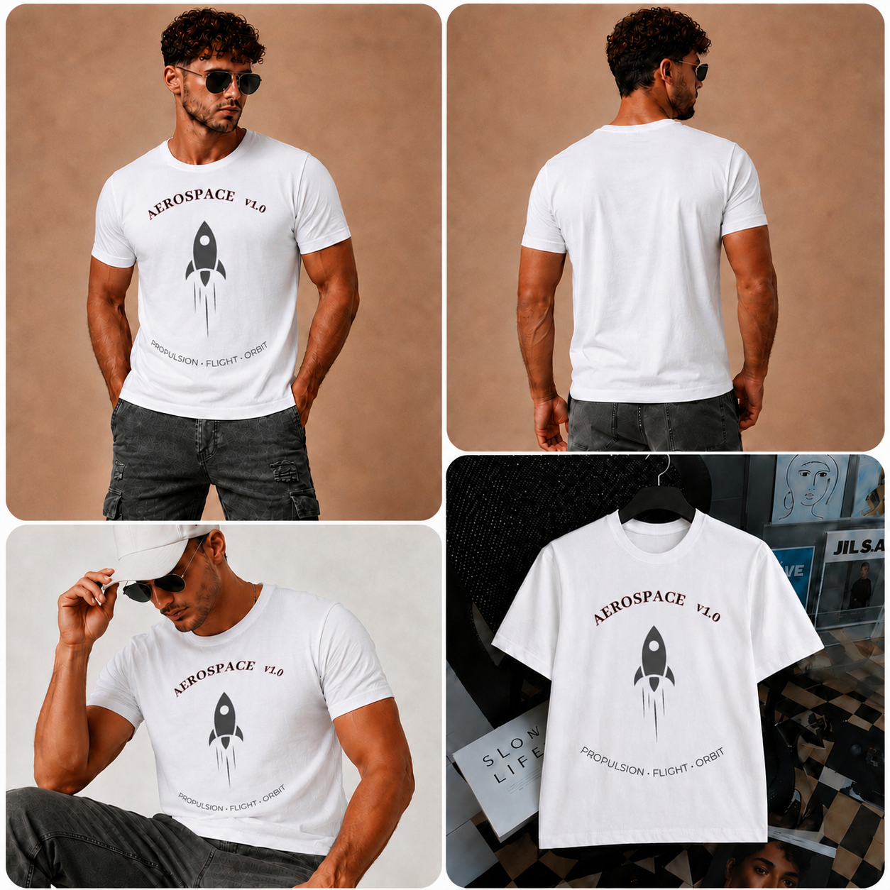 Aerospace V1.0 – Minimal Rocket Tee
