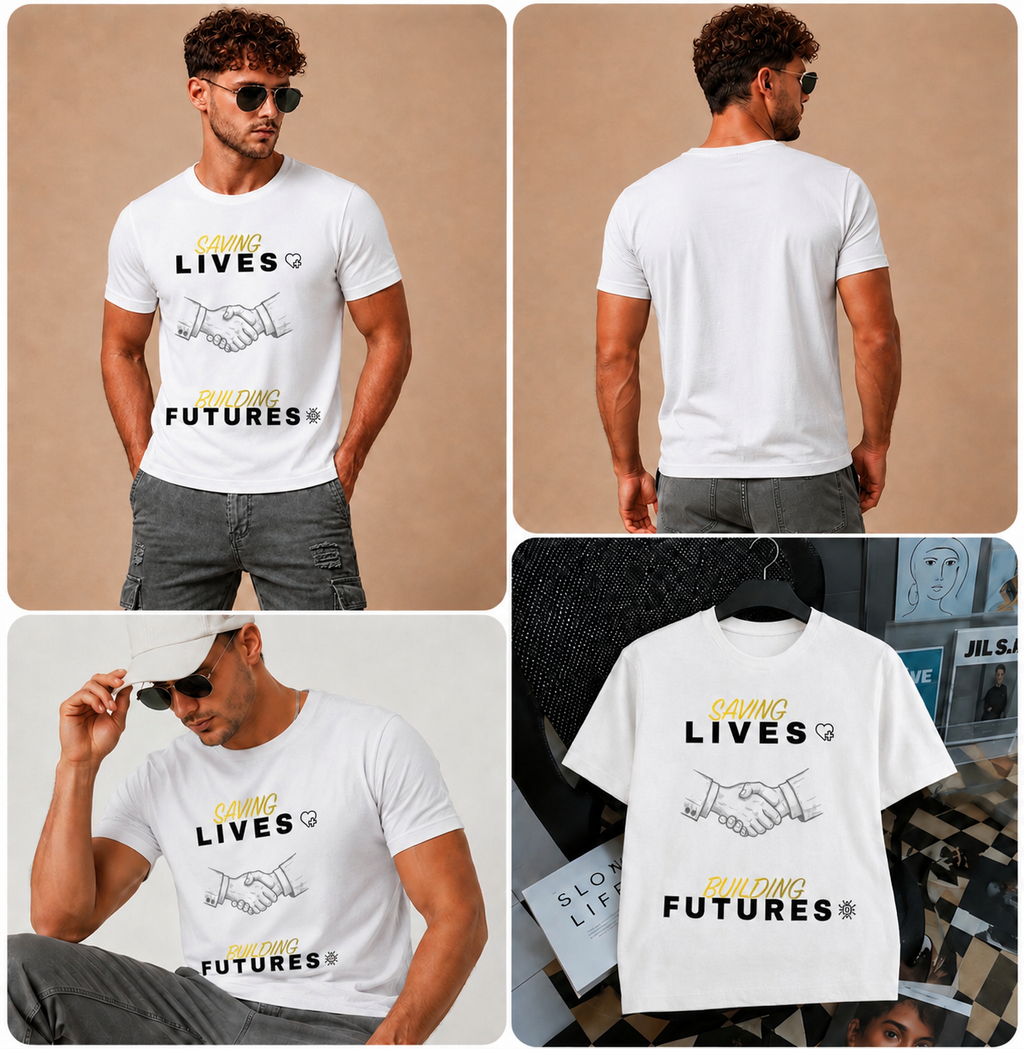 “Saving & Building” Unity Graphic T-Shirt